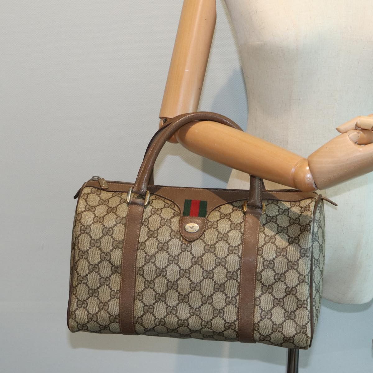 Gucci Ophidia Beige Canvas Travel Bag (Pre-Owned) Size ONE SIZE - 7 Thumbnail