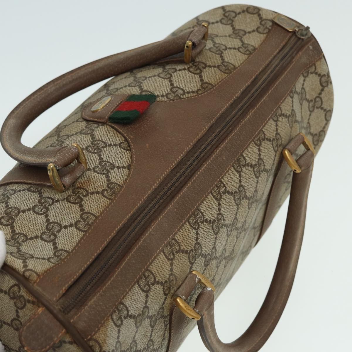 Gucci Ophidia Beige Canvas Travel Bag (Pre-Owned) Size ONE SIZE - 4 Thumbnail