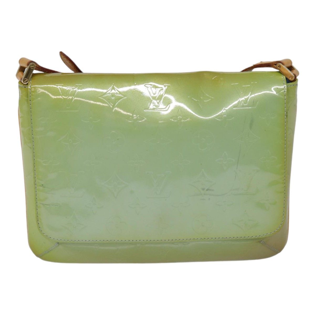 Louis Vuitton Thompson Street Green Patent Leather Shoulder Bag Size ONE SIZE - 17 Thumbnail