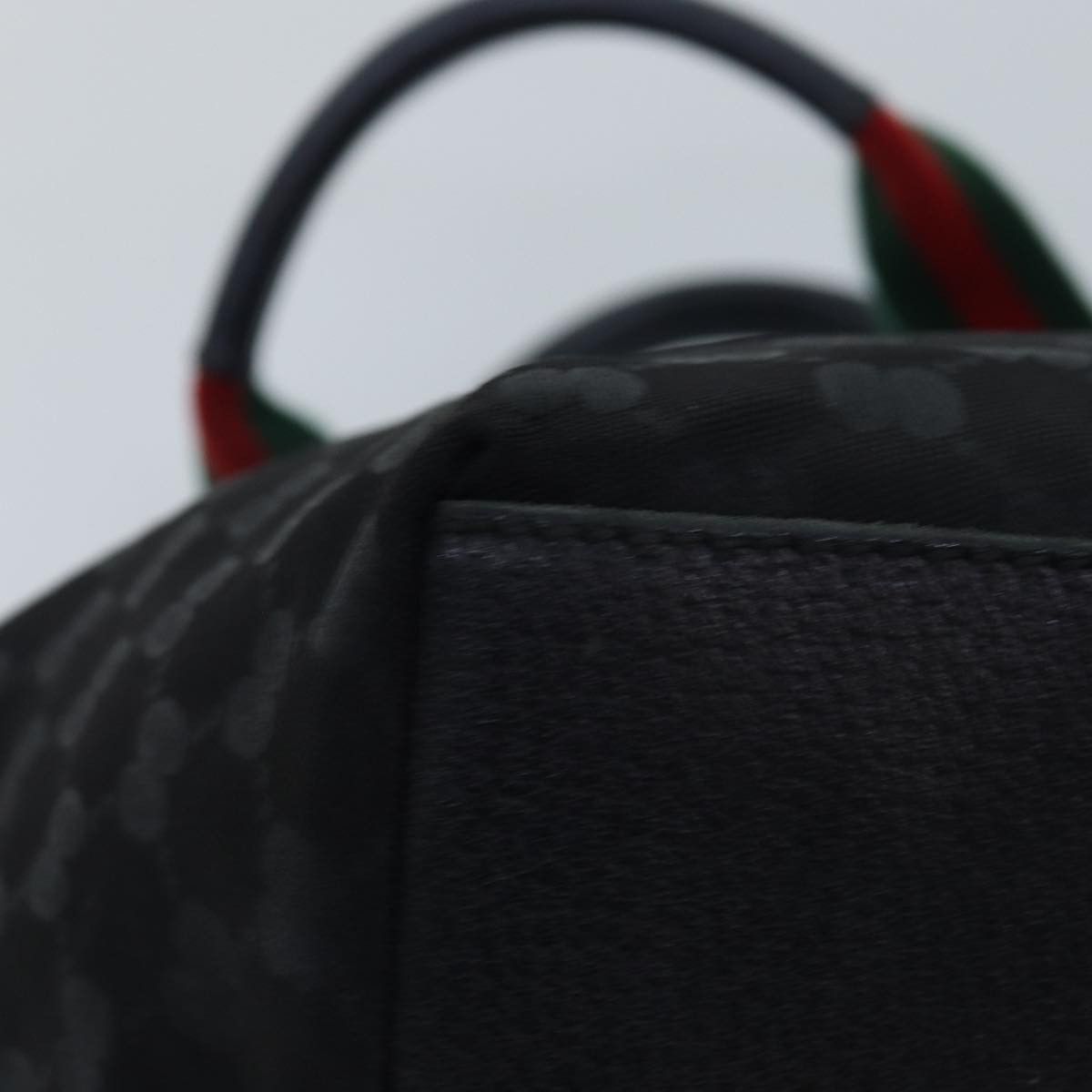 Gucci Gg Canvas Black Canvas Tote Bag (Pre-Owned) Size ONE SIZE - 7 Thumbnail