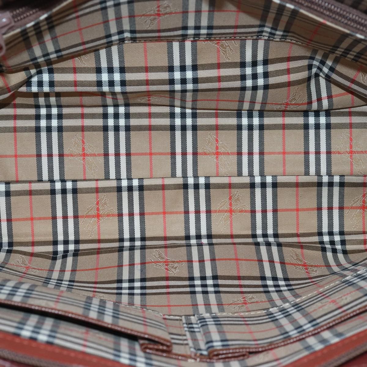 Burberry Nova Check Brown Leather Tote Bag (Pre-Owned) Size ONE SIZE - 5 Thumbnail