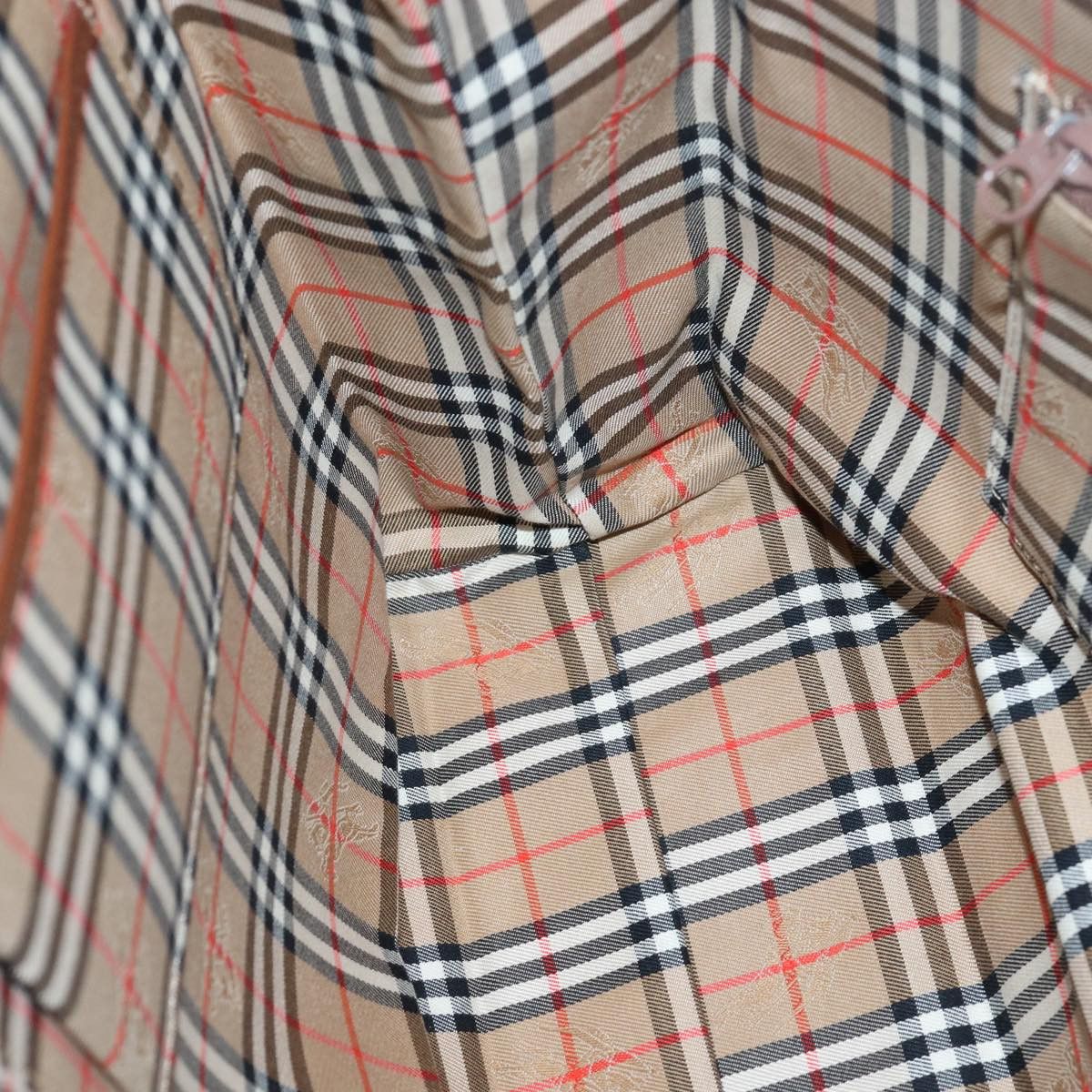 Burberry Nova Check Brown Leather Tote Bag (Pre-Owned) Size ONE SIZE - 19 Thumbnail