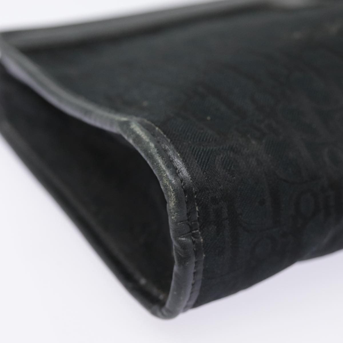 Dior Trotter Black Canvas Clutch Bag (Pre-Owned) Size ONE SIZE - 12 Thumbnail