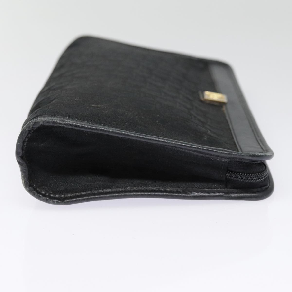 Dior Trotter Black Canvas Clutch Bag (Pre-Owned) Size ONE SIZE - 10 Thumbnail