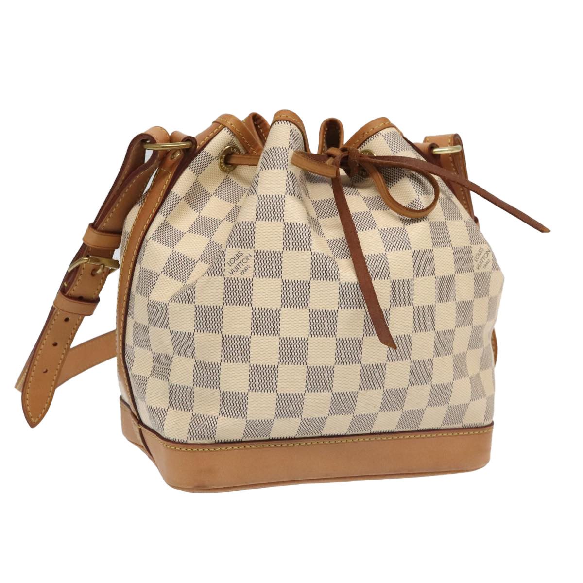 Louis Vuitton Noé Bb White Canvas Shoulder Bag (Pre-Owned) Size ONE SIZE - 16 Thumbnail