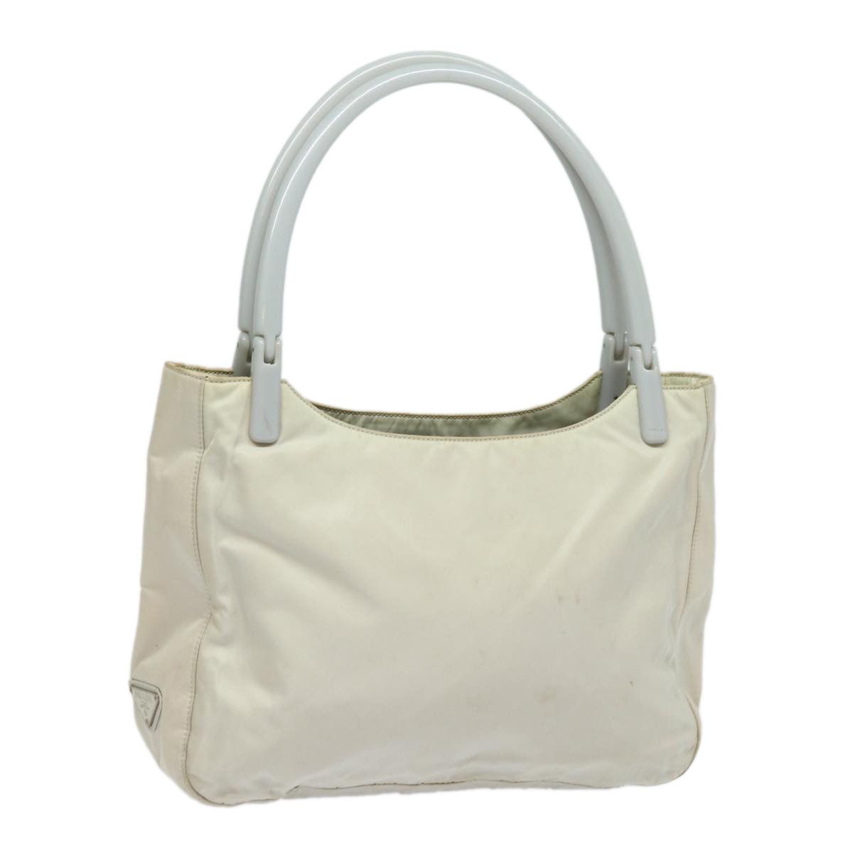 Prada Tessuto Ecru Synthetic Shoulder Bag (Pre-Owned) Size ONE SIZE - 11 Thumbnail