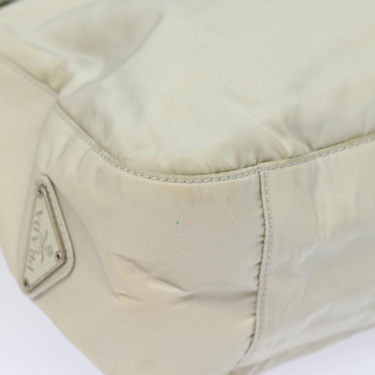Prada Tessuto Ecru Synthetic Shoulder Bag (Pre-Owned) Size ONE SIZE - 15 Thumbnail