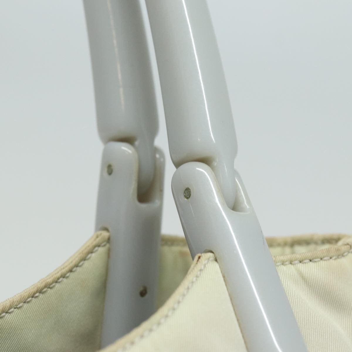 Prada Tessuto Ecru Synthetic Shoulder Bag (Pre-Owned) Size ONE SIZE - 20 Thumbnail