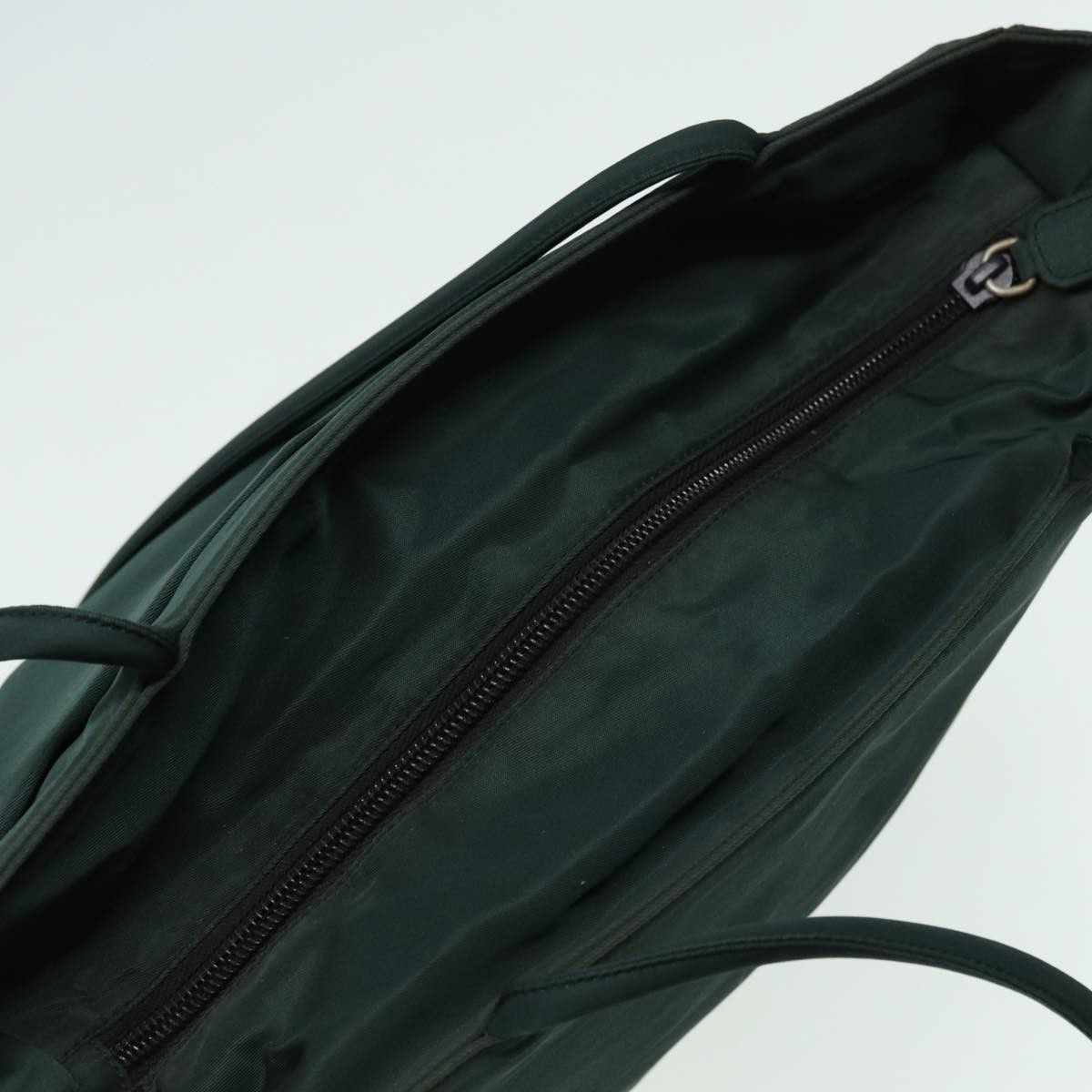 Prada Tessuto Khaki Canvas Tote Bag (Pre-Owned) Size ONE SIZE - 14 Thumbnail