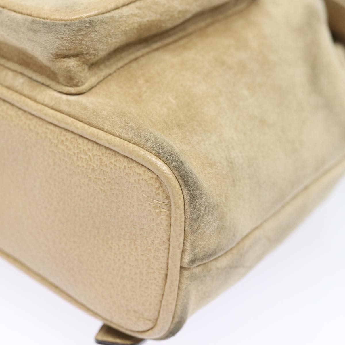 Gucci Bamboo Beige Suede Backpack Bag (Pre-Owned) Size ONE SIZE - 17 Thumbnail