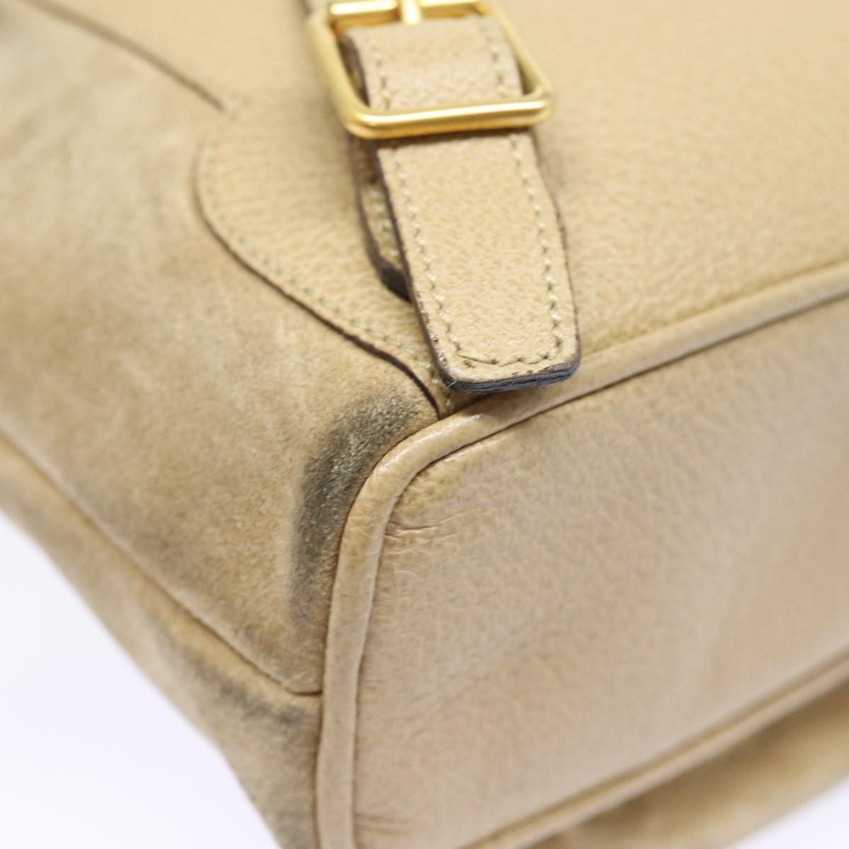 Gucci Bamboo Beige Suede Backpack Bag (Pre-Owned) Size ONE SIZE - 18 Thumbnail