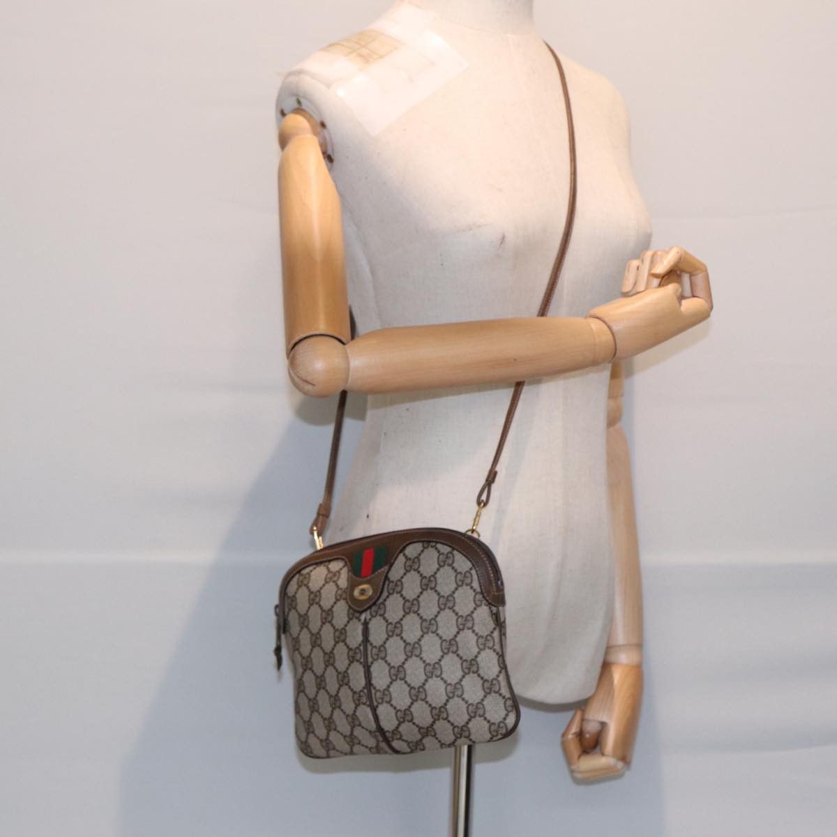 Gucci Gg Canvas Beige Canvas Shoulder Bag (Pre-Owned) Size ONE SIZE - 7 Thumbnail