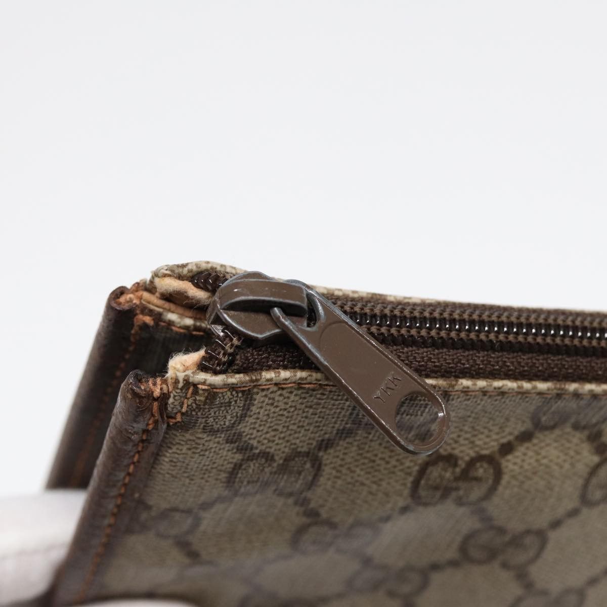 Gucci Gg Supreme Beige Leather Clutch Bag (Pre-Owned) Size ONE SIZE - 9 Thumbnail