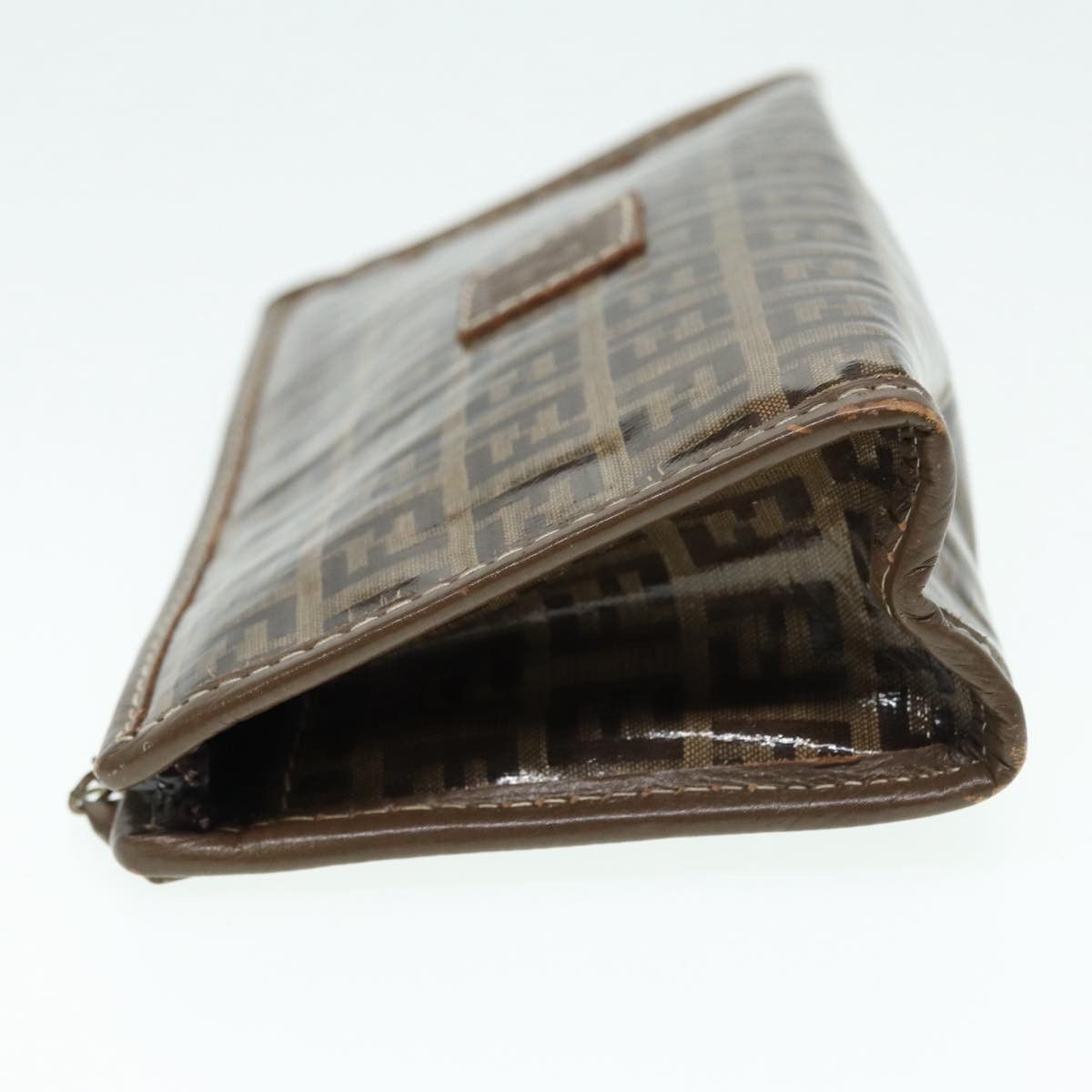 Fendi Zucchino Brown Canvas Clutch Bag (Pre-Owned) Size ONE SIZE - 14 Thumbnail