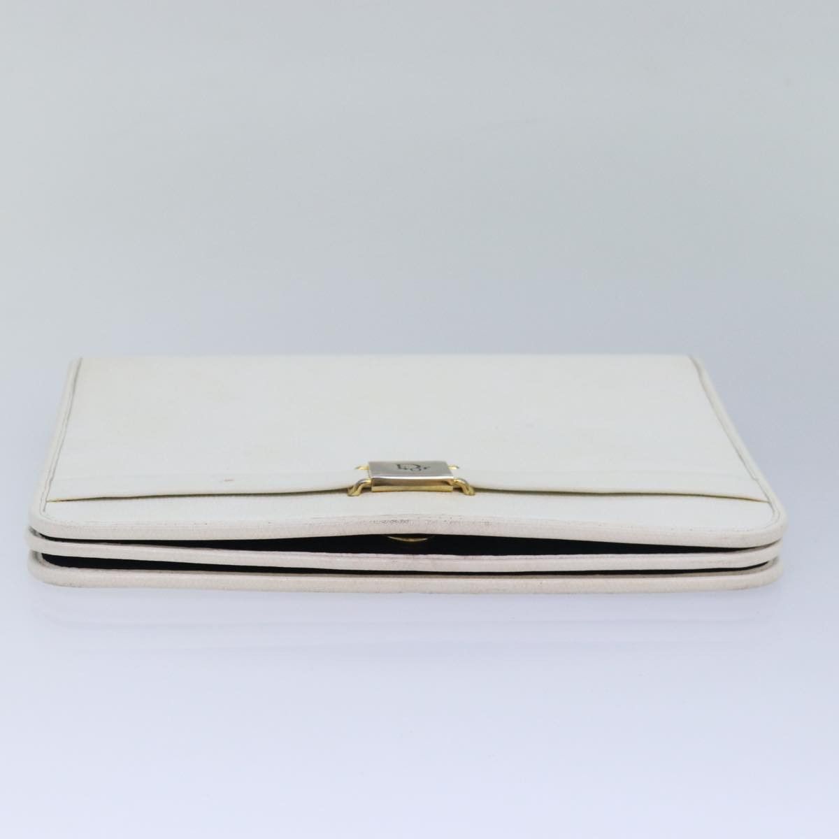 Dior White Leather Clutch Bag (Pre-Owned) Size ONE SIZE - 3 Thumbnail