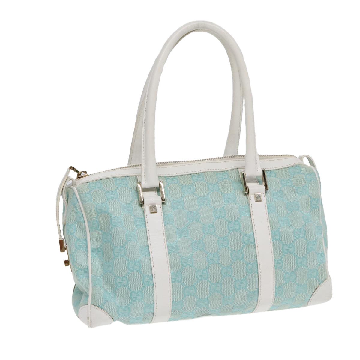 Gucci Gg Canvas Blue Canvas Handbag (Pre-Owned) Size ONE SIZE - 15 Thumbnail
