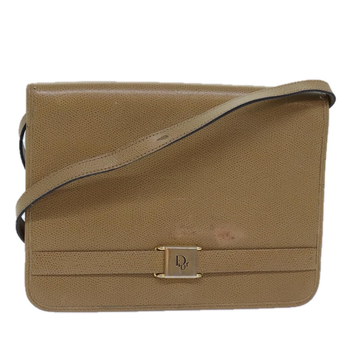 Dior Beige Leather Shoulder Bag (Pre-Owned) Size ONE SIZE - 18 Thumbnail
