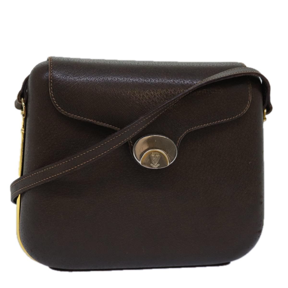 Gucci Vintage Brown Leather Clutch Bag (Pre-Owned) Size ONE SIZE - 7 Thumbnail