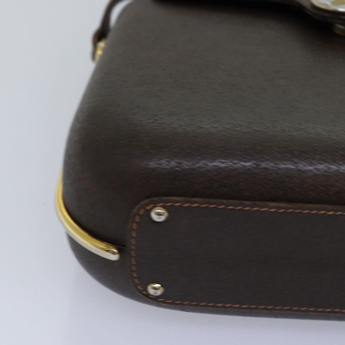 Gucci Vintage Brown Leather Clutch Bag (Pre-Owned) Size ONE SIZE - 12 Thumbnail