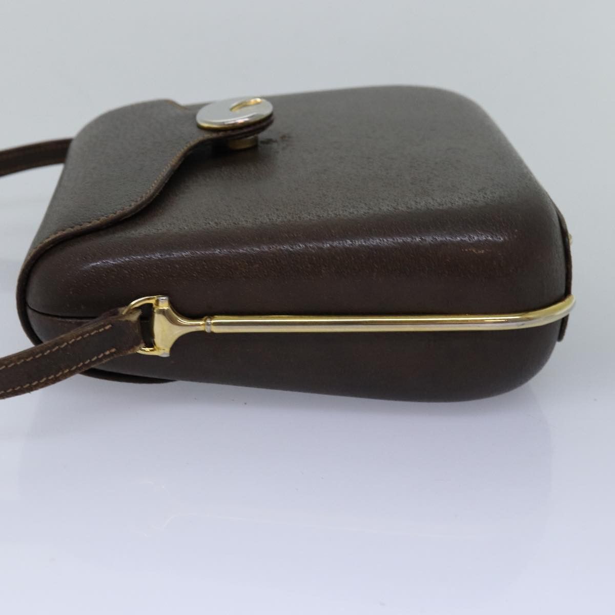 Gucci Vintage Brown Leather Clutch Bag (Pre-Owned) Size ONE SIZE - 8 Thumbnail