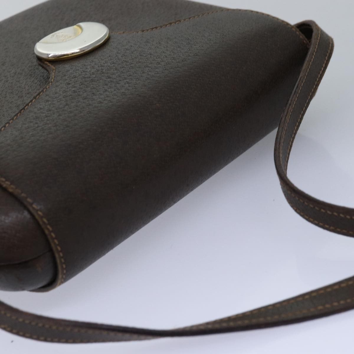 Gucci Vintage Brown Leather Clutch Bag (Pre-Owned) Size ONE SIZE - 4 Thumbnail