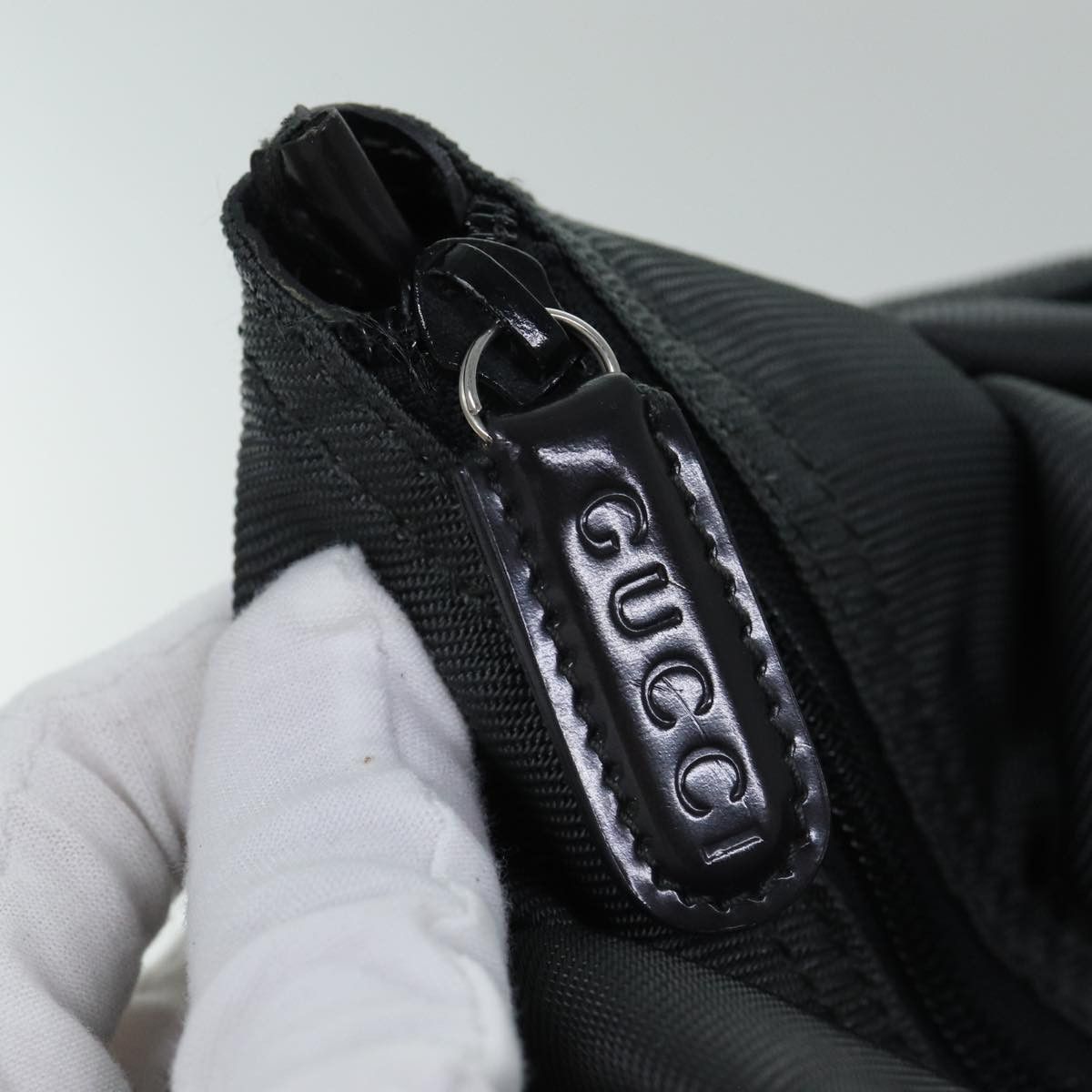 Gucci Bamboo Black Synthetic Tote Bag (Pre-Owned) Size ONE SIZE - 9 Thumbnail