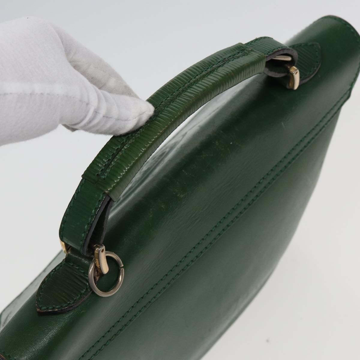 Fendi Green Leather Shoulder Bag (Pre-Owned) Size ONE SIZE - 4 Thumbnail