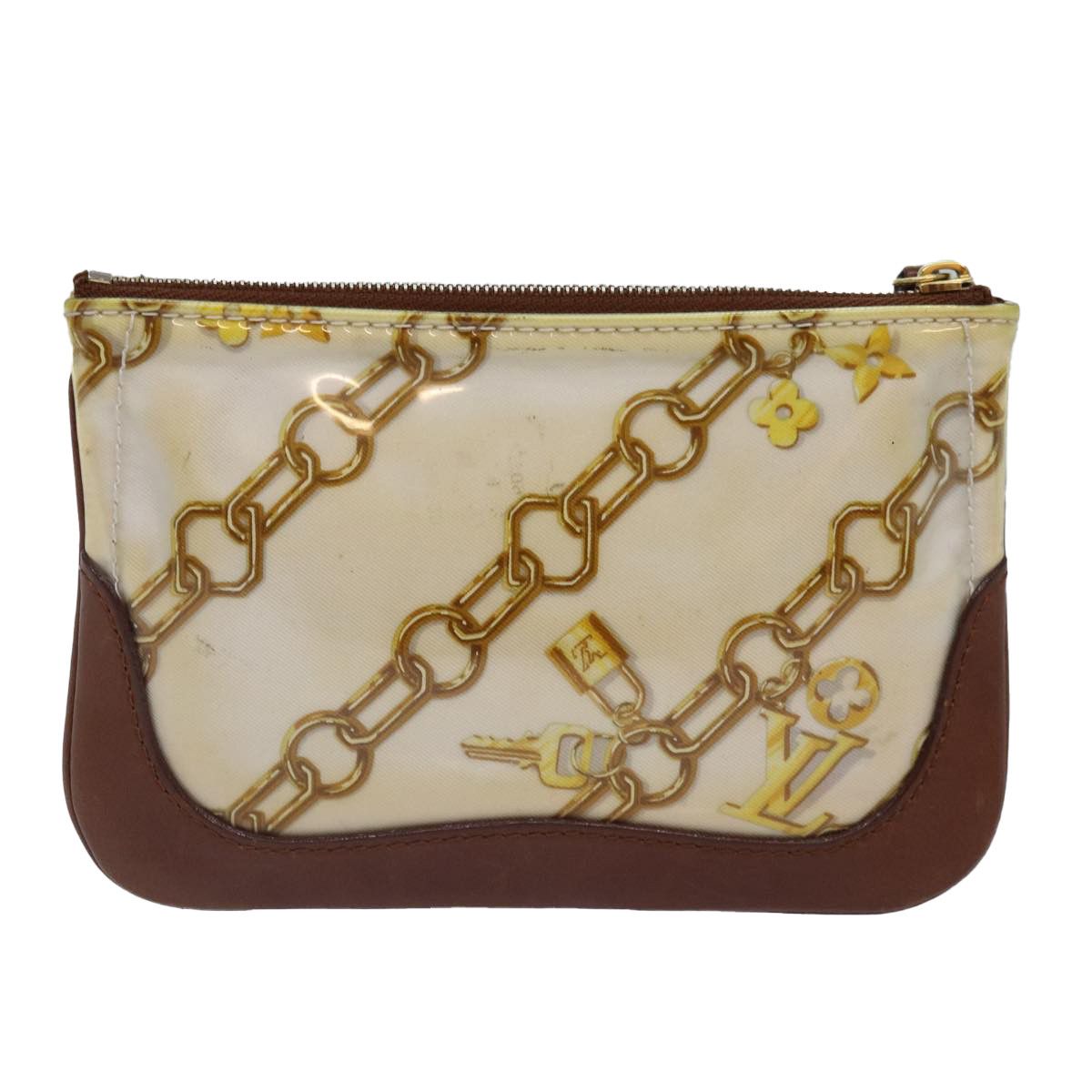 Louis Vuitton Pochette Plat Brown Leather Wallet (Pre-Owned) Size ONE SIZE - 2 Thumbnail