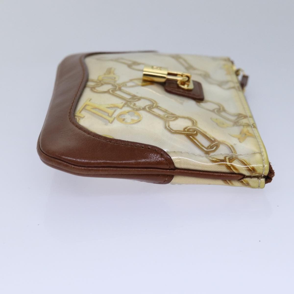 Louis Vuitton Pochette Plat Brown Leather Wallet (Pre-Owned) Size ONE SIZE - 9 Thumbnail