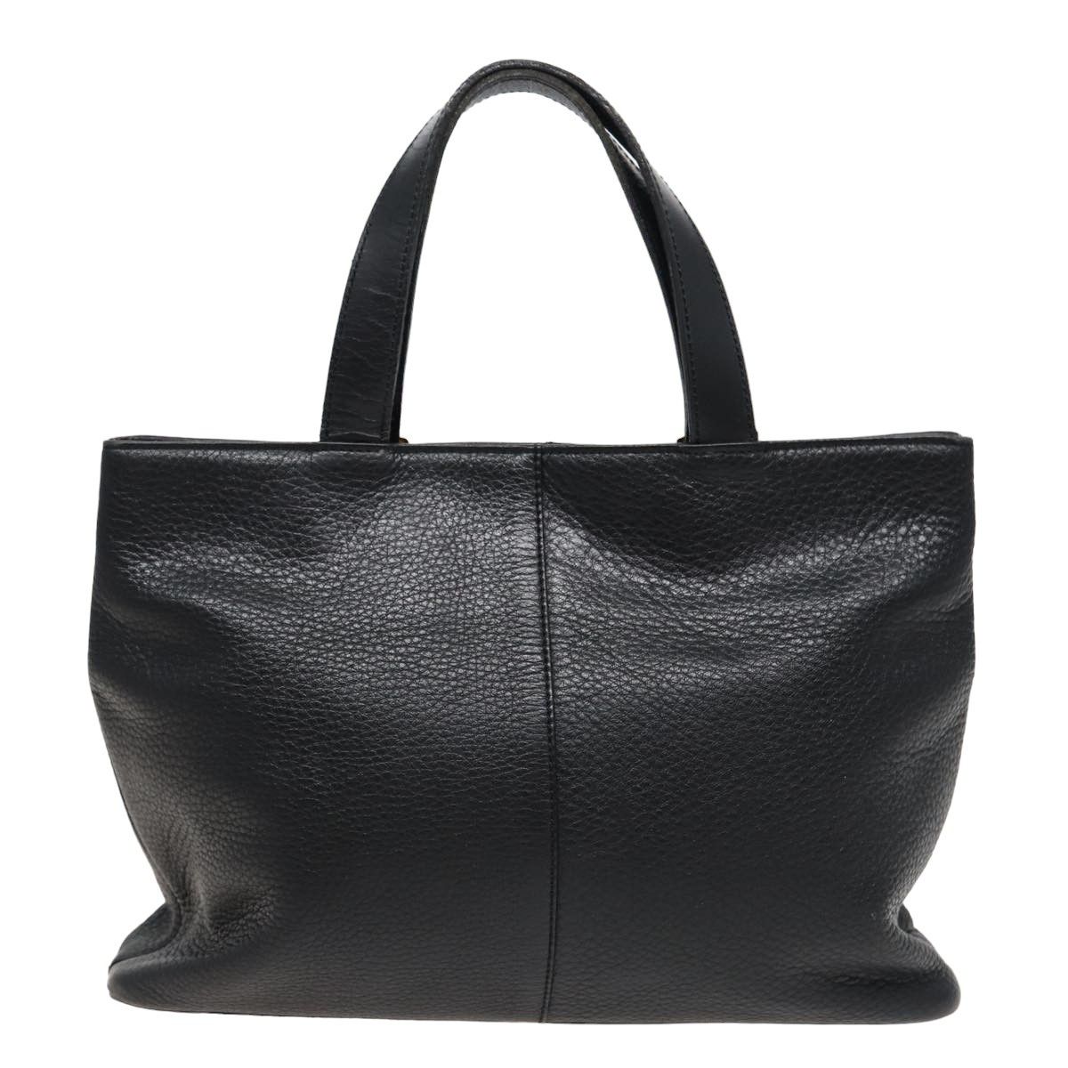 Burberry Black Leather Handbag (Pre-Owned) Size ONE SIZE - 2 Thumbnail