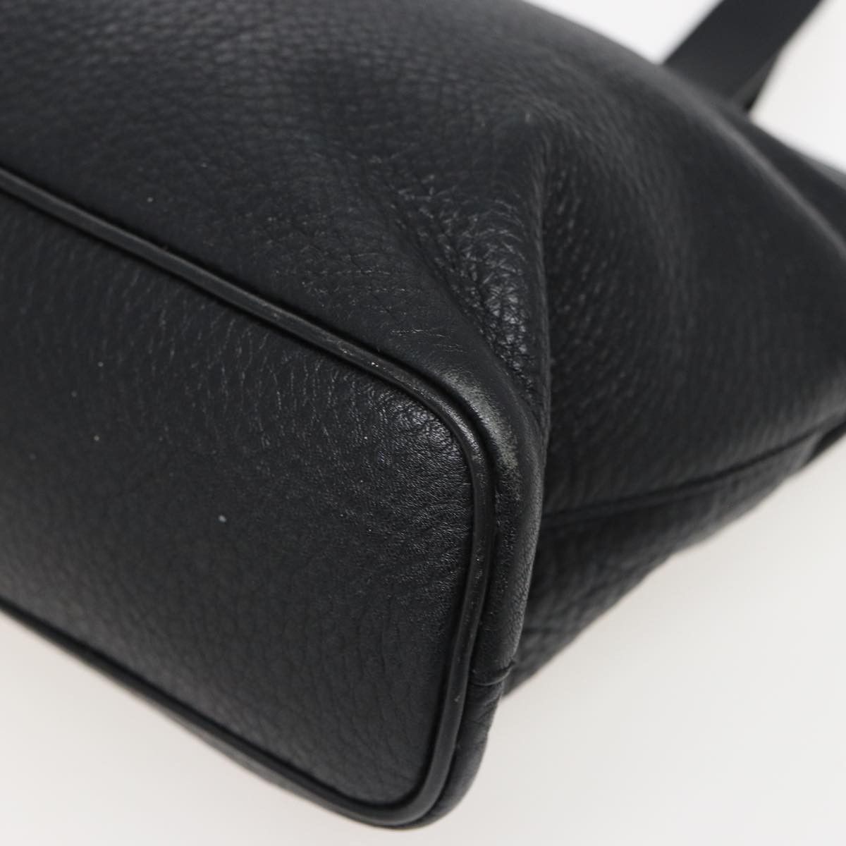 Burberry Black Leather Handbag (Pre-Owned) Size ONE SIZE - 14 Thumbnail