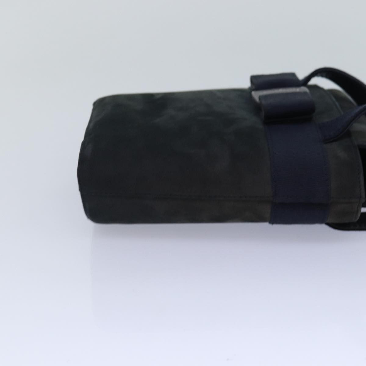 Salvatore Ferragamo Vara Navy Suede Handbag (Pre-Owned) Size ONE SIZE - 11 Thumbnail