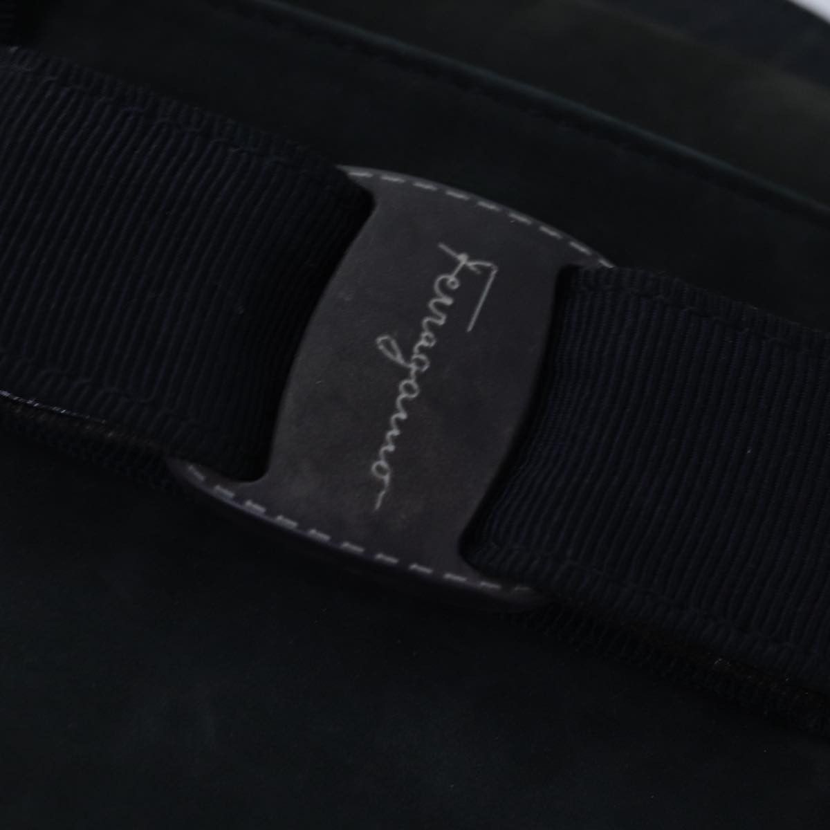 Salvatore Ferragamo Vara Navy Suede Handbag (Pre-Owned) Size ONE SIZE - 18 Thumbnail
