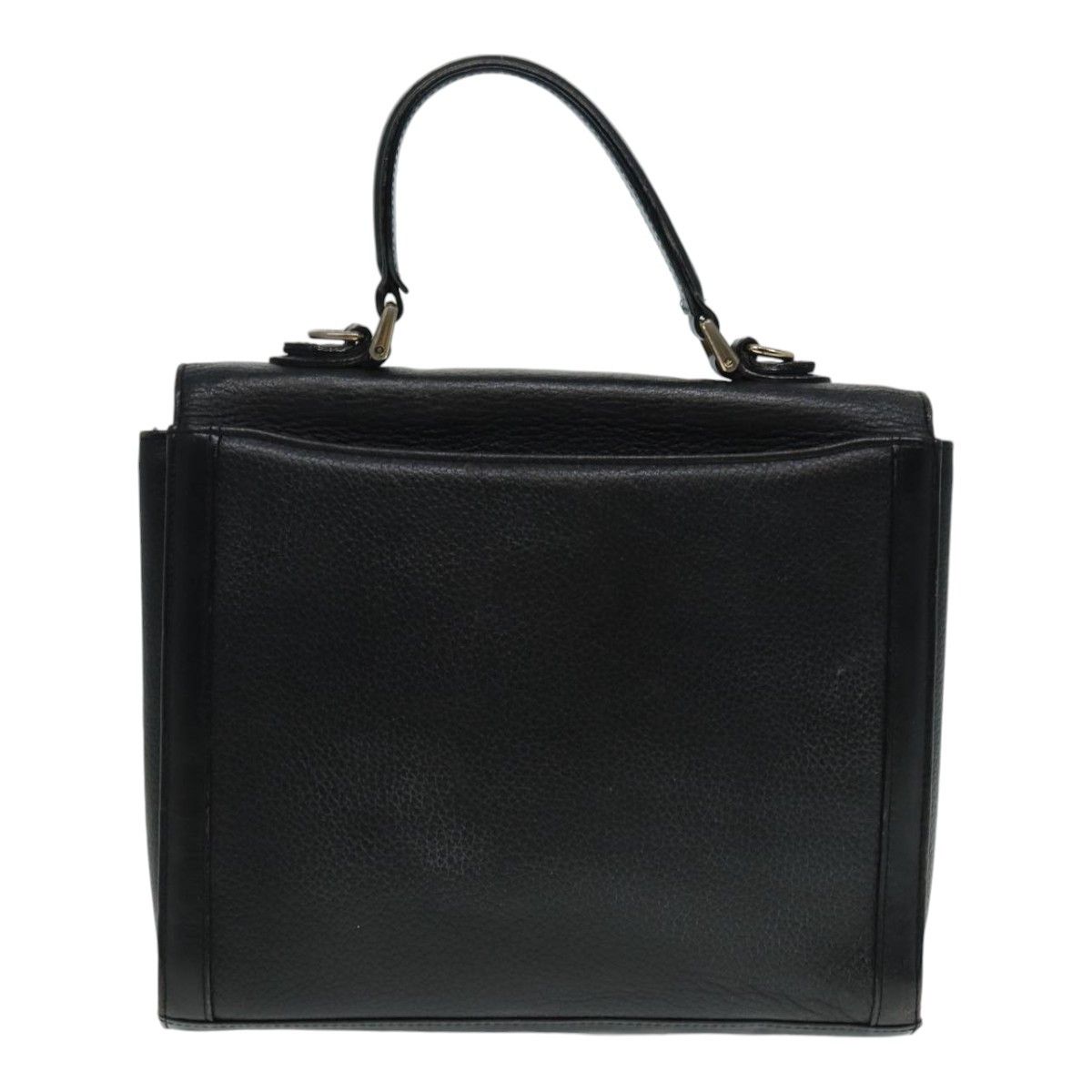 Burberry - Black Leather Handbag (Pre-Owned) Size ONE SIZE - 2 Thumbnail