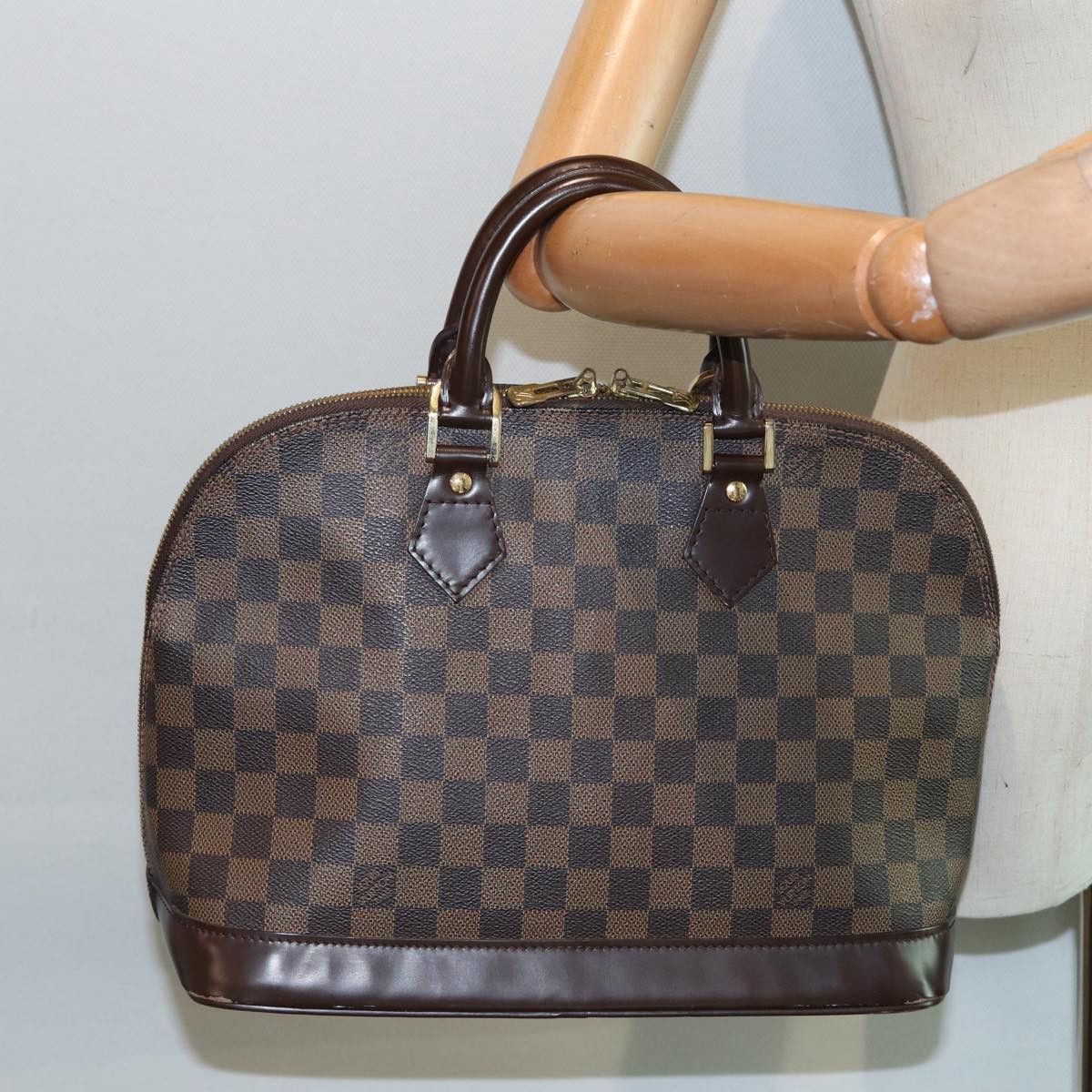 Louis Vuitton Alma Brown Canvas Handbag (Pre-Owned) Size ONE SIZE - 10 Thumbnail