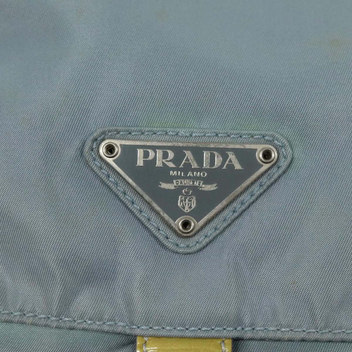 Prada Blue Synthetic Shoulder Bag (Pre-Owned) Size ONE SIZE - 17 Thumbnail