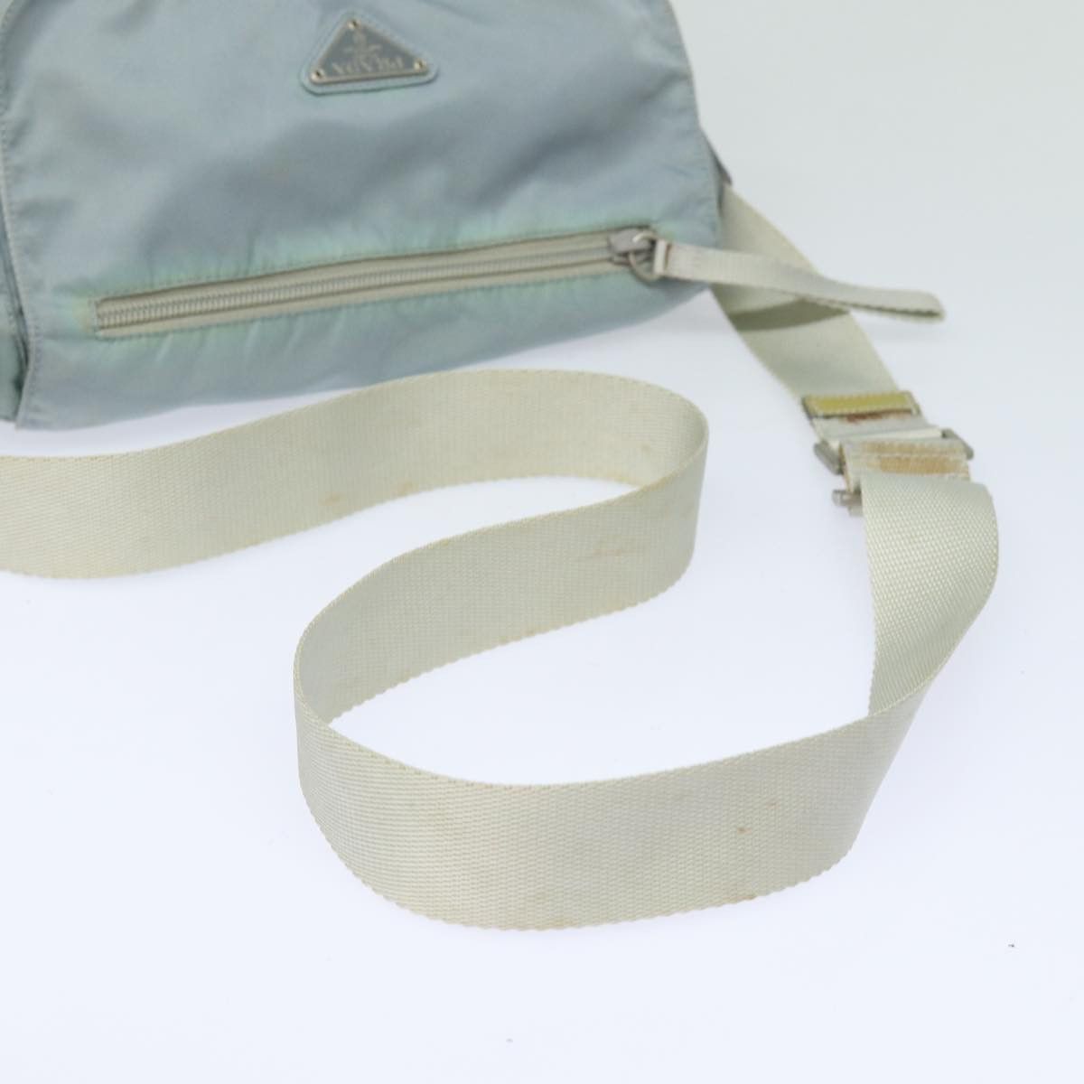 Prada Blue Synthetic Shoulder Bag (Pre-Owned) Size ONE SIZE - 11 Thumbnail