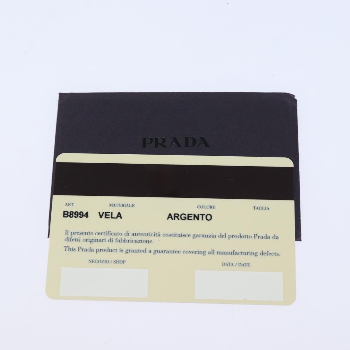 Prada Blue Synthetic Shoulder Bag (Pre-Owned) Size ONE SIZE - 7 Thumbnail