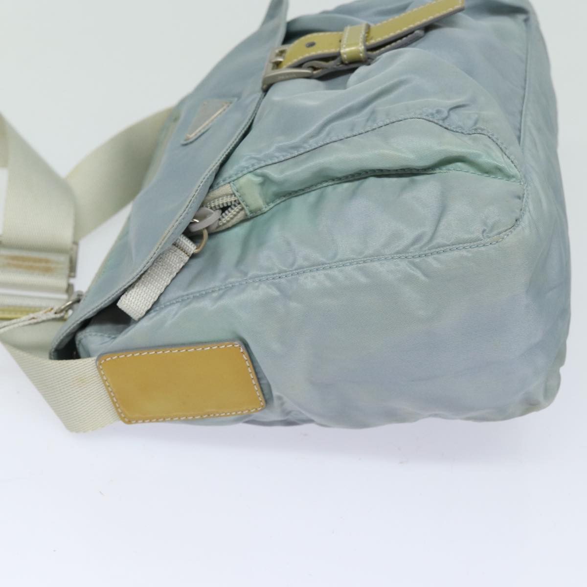 Prada Blue Synthetic Shoulder Bag (Pre-Owned) Size ONE SIZE - 10 Thumbnail