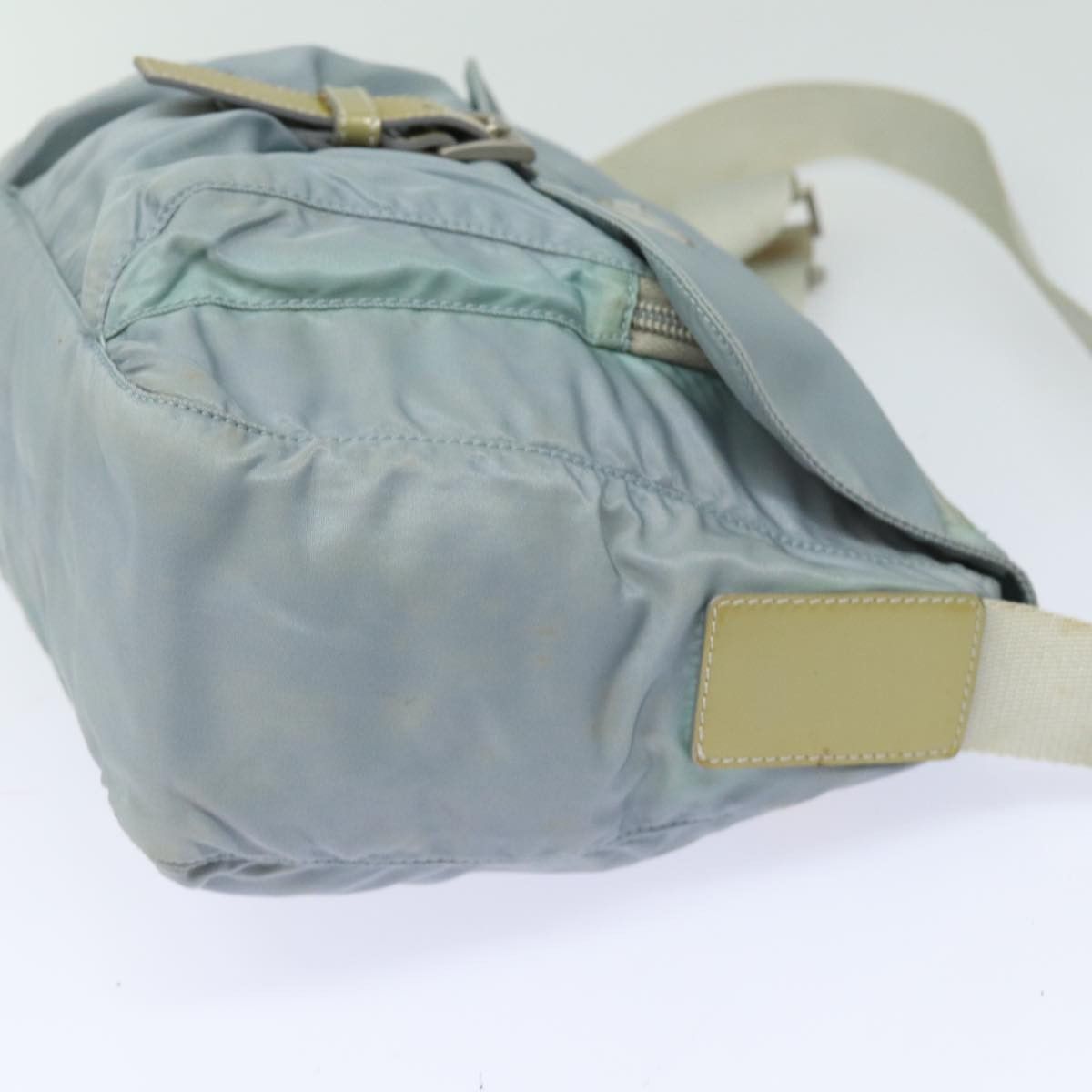 Prada Blue Synthetic Shoulder Bag (Pre-Owned) Size ONE SIZE - 9 Thumbnail