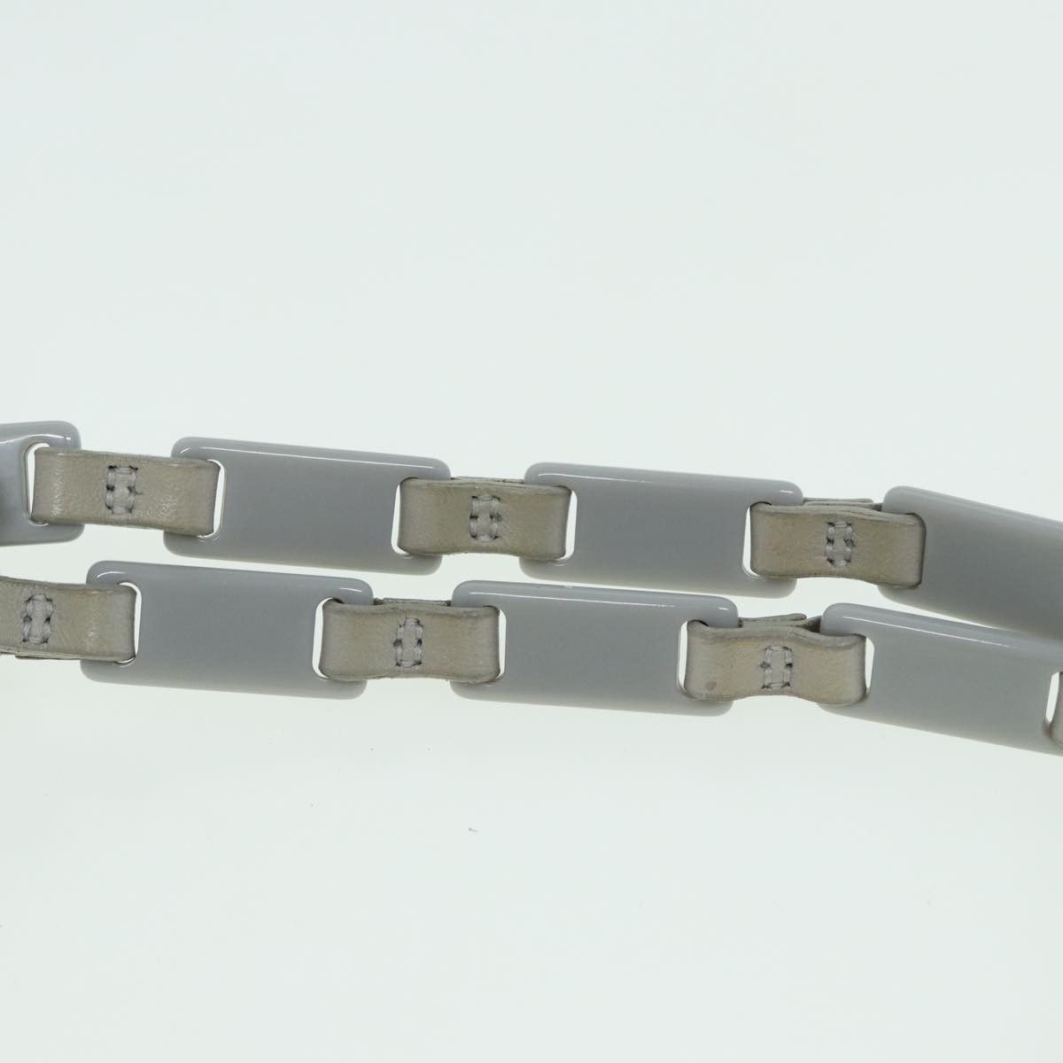 Prada Grey Canvas Shoulder Bag (Pre-Owned) Size ONE SIZE - 10 Thumbnail