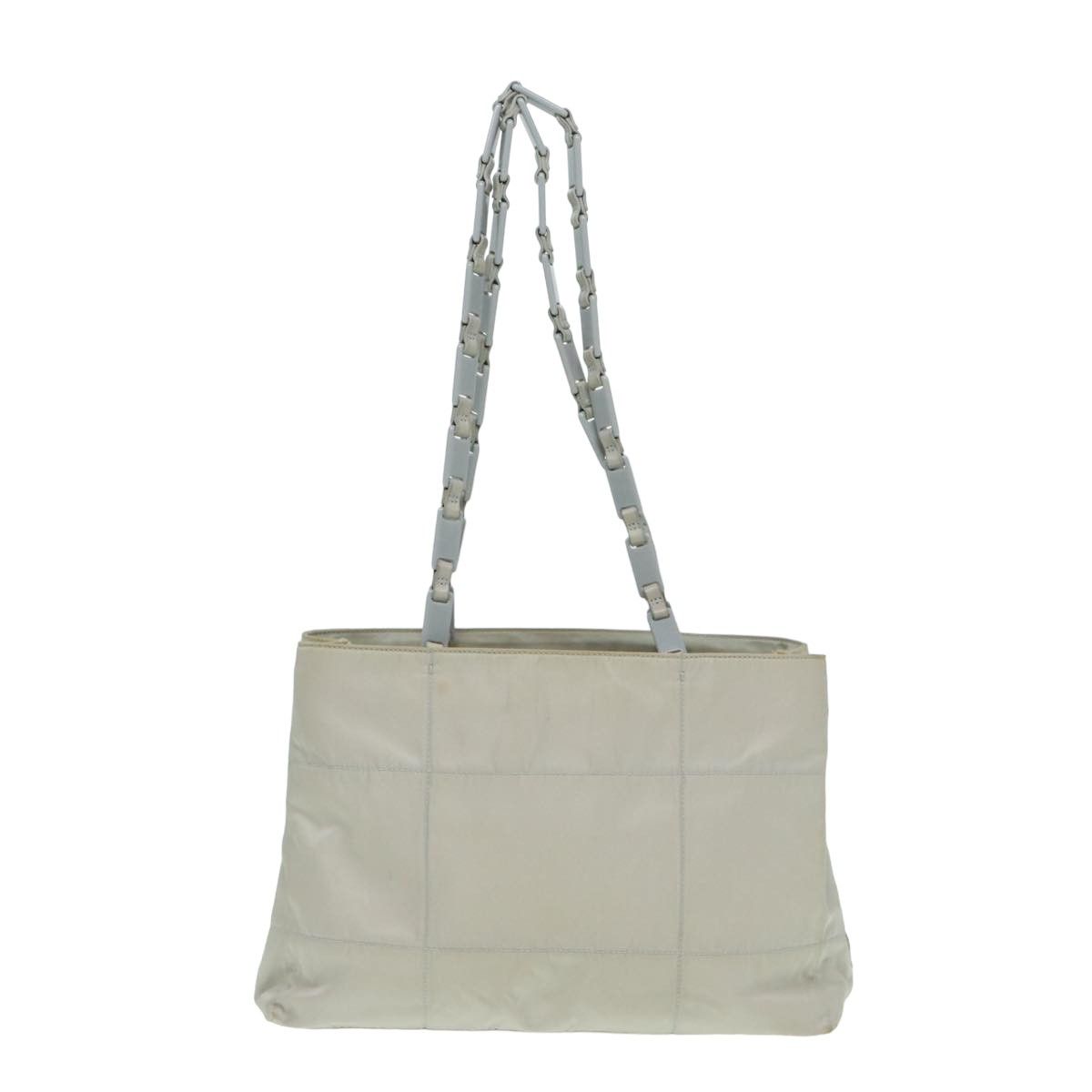 Prada Grey Canvas Shoulder Bag (Pre-Owned) Size ONE SIZE - 2 Thumbnail