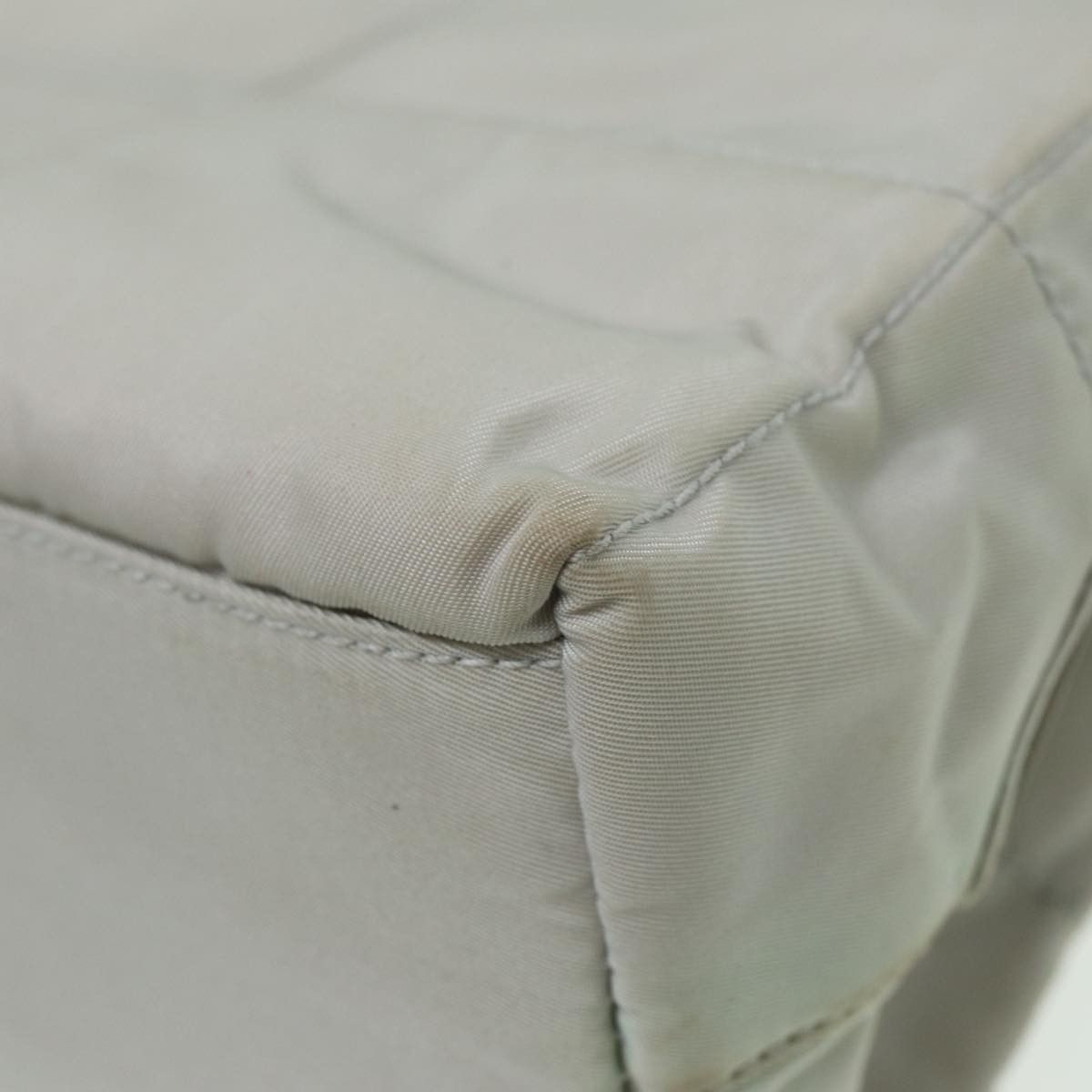 Prada Grey Canvas Shoulder Bag (Pre-Owned) Size ONE SIZE - 18 Thumbnail