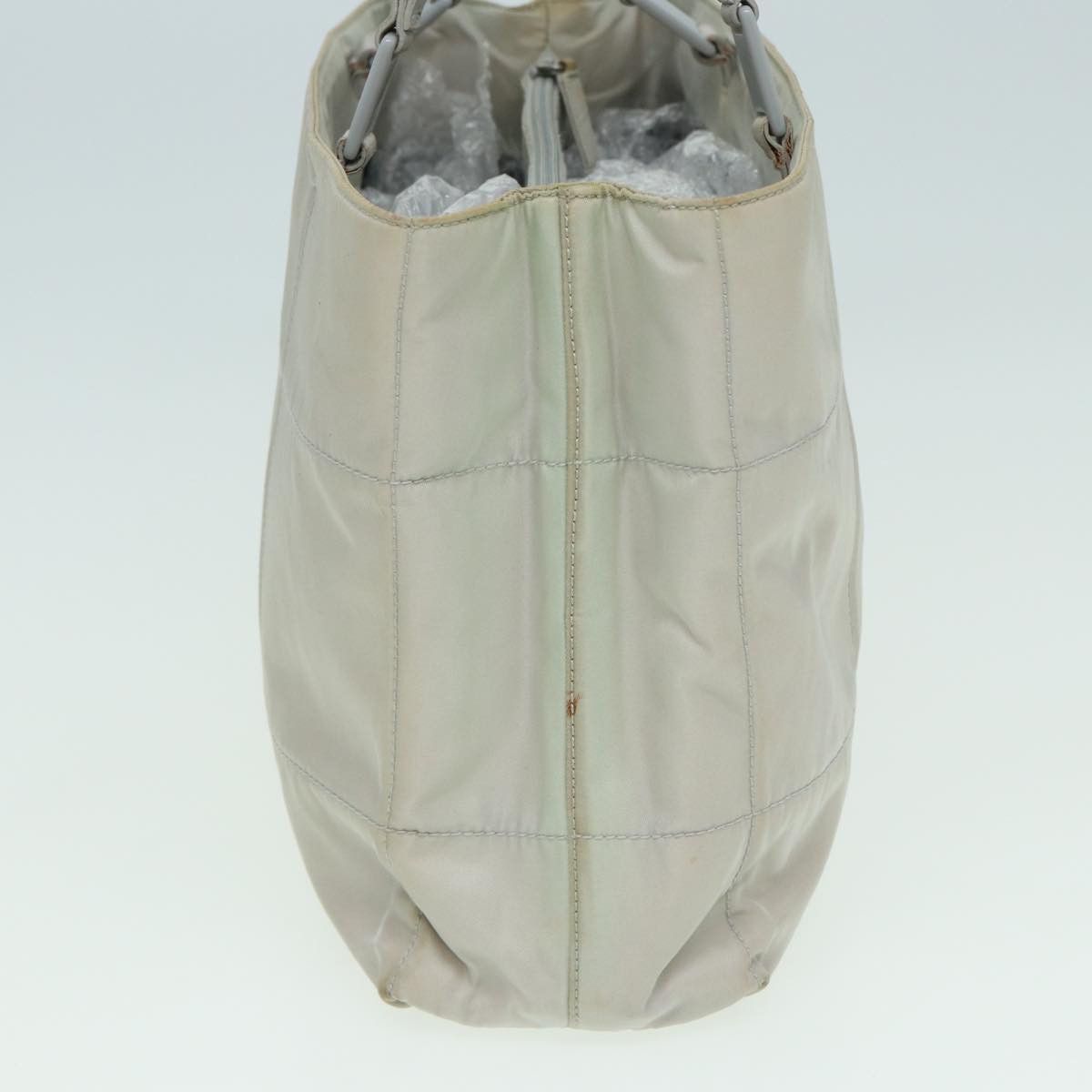 Prada Grey Canvas Shoulder Bag (Pre-Owned) Size ONE SIZE - 12 Thumbnail