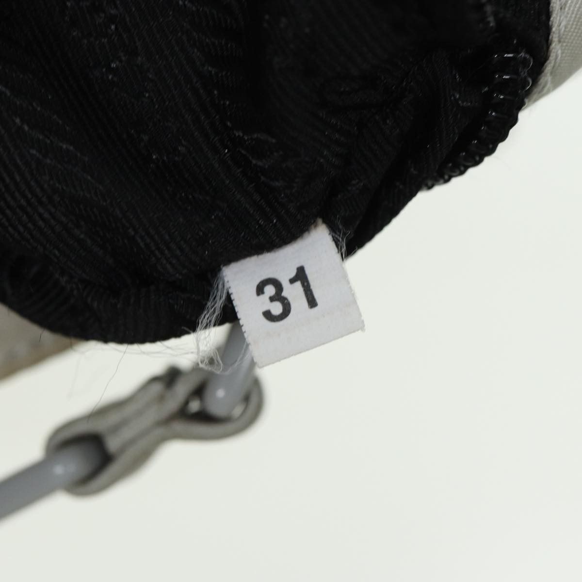 Prada Grey Canvas Shoulder Bag (Pre-Owned) Size ONE SIZE - 5 Thumbnail