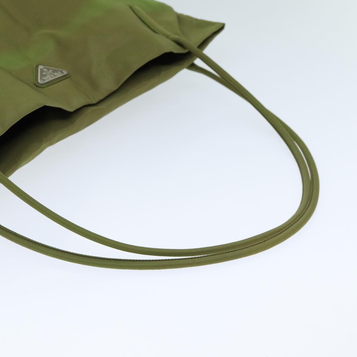 Prada Tessuto Khaki Synthetic Tote Bag (Pre-Owned) Size ONE SIZE - 12 Thumbnail