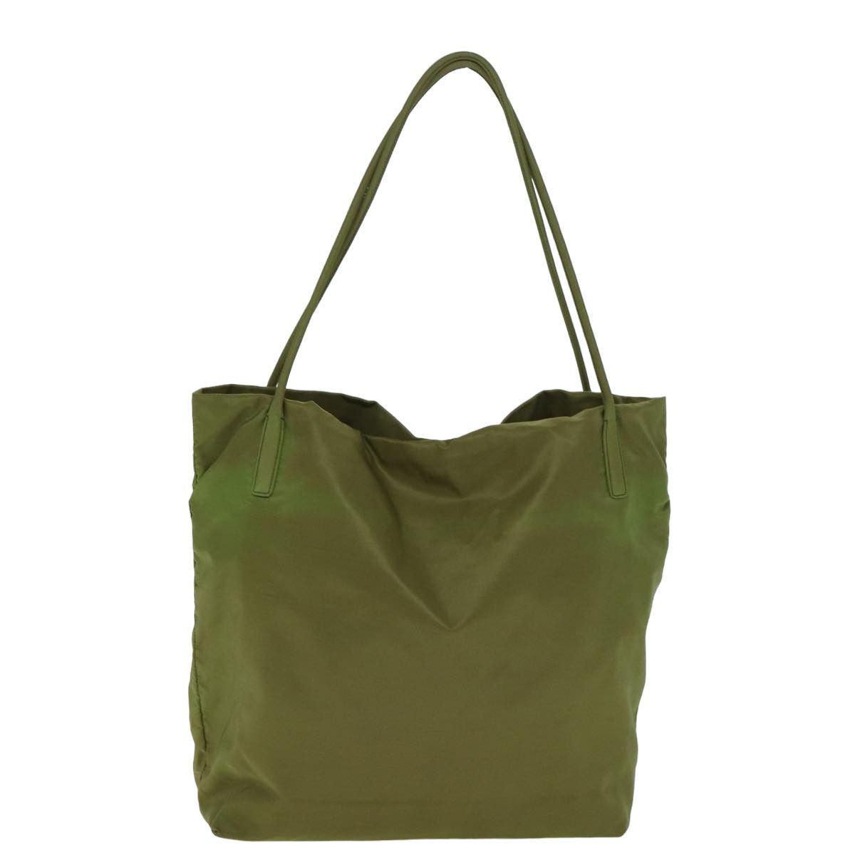 Prada Tessuto Khaki Synthetic Tote Bag (Pre-Owned) Size ONE SIZE - 2 Thumbnail