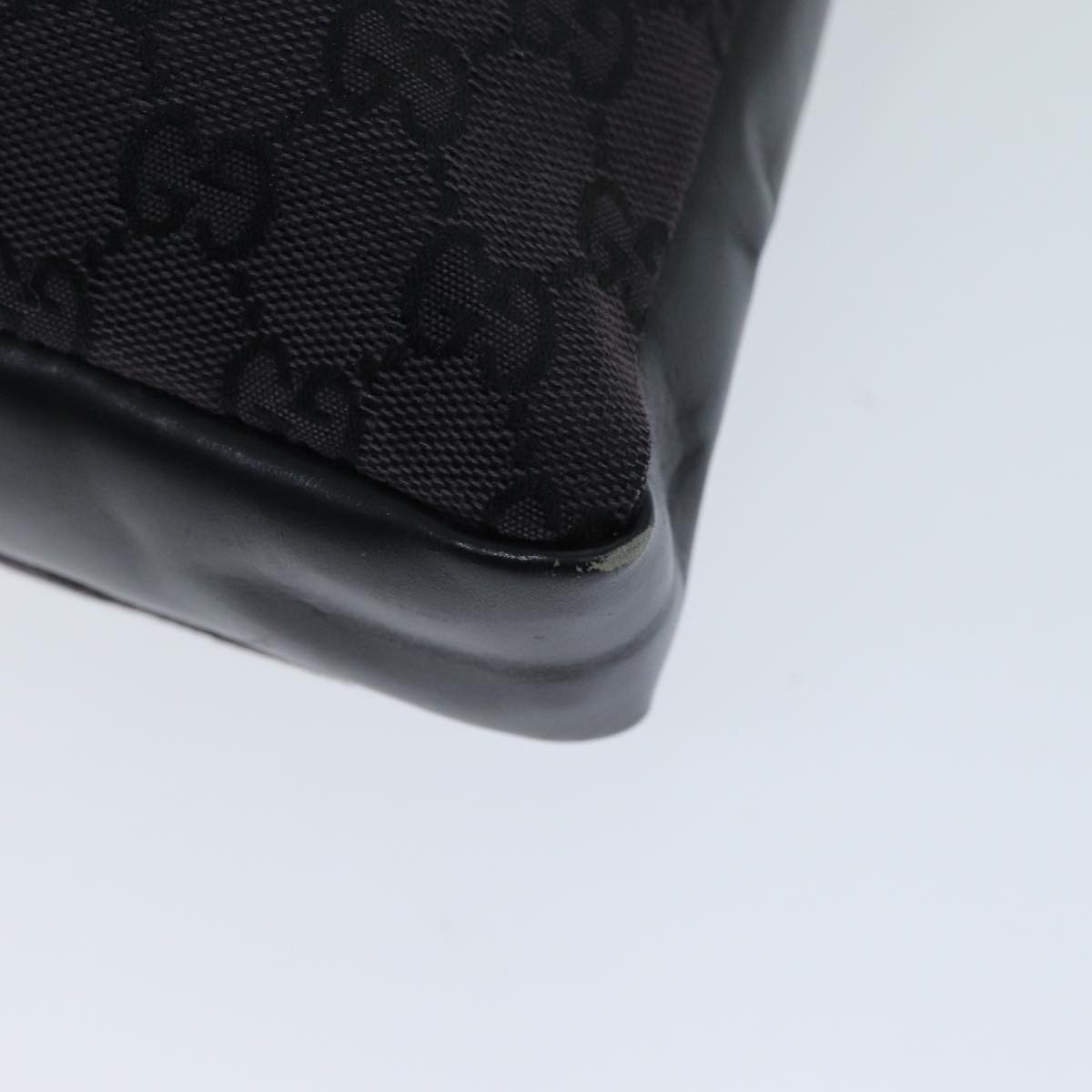 Gucci Jackie Black Canvas Shoulder Bag (Pre-Owned) Size ONE SIZE - 13 Thumbnail