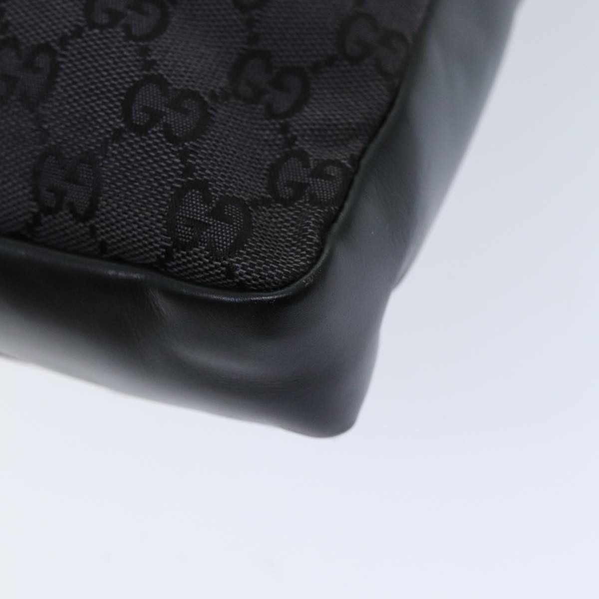 Gucci Jackie Black Canvas Shoulder Bag (Pre-Owned) Size ONE SIZE - 16 Thumbnail