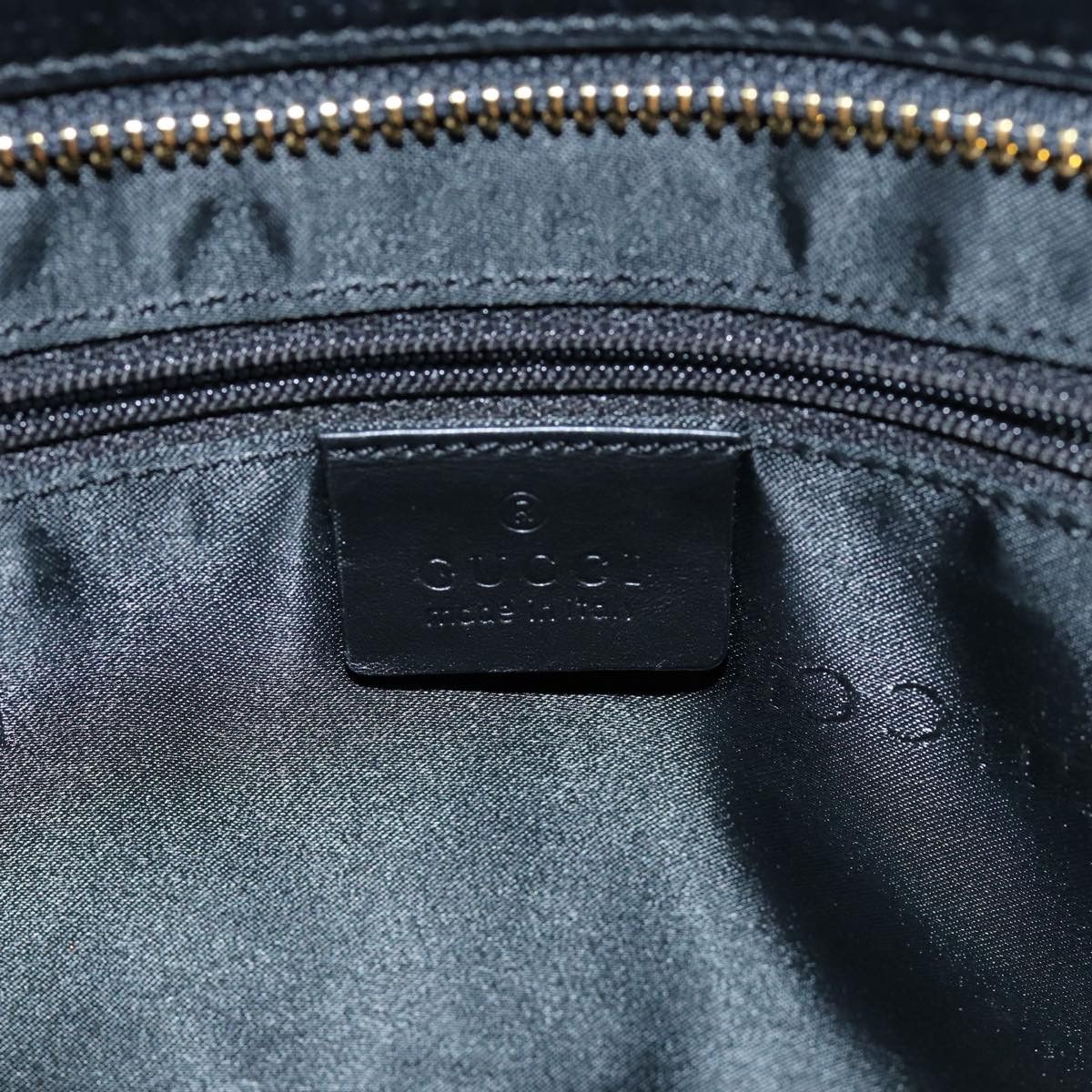 Gucci Jackie Black Canvas Shoulder Bag (Pre-Owned) Size ONE SIZE - 19 Thumbnail